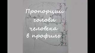 Как РИСОВАТЬ голову человека в ПРОФИЛЬ?