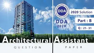 (Part - B) DDA Architectural Assistant previous year Question paper_ 2020