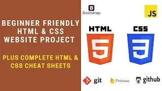 Most Beginner Friendly HTML and CSS Website Project