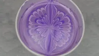 Purple Petal | Water Marble March 2023 #4 | DIY Nail Art Tutorial | MSLP
