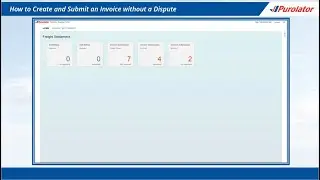 Freight Settlement   How to Create and Submit an Invoice without a Dispute