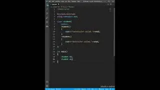 C++ program to demonstrate constructor and destructor| cpp |destructor | 