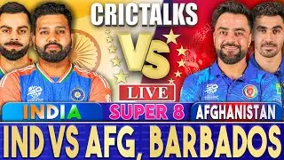 Live: IND Vs AFG, Barbados | Live Scores & Commentary | India vs Afghanistan | ICC T20 World Cup