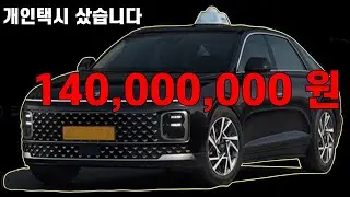 와...개인택시가격 너무 비싸다...