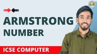 Armstrong number function in Java Computer Class 10 ICSE ISC Java Programming 