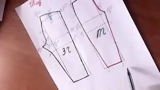 Детская выкройка: брюки-карандаш