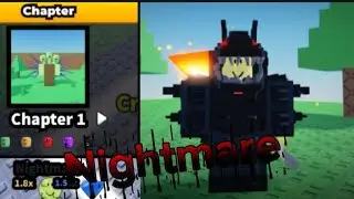 Beating Chapter 1 NIGHTMARE! | Slay 1 Million Zombies (Roblox)
