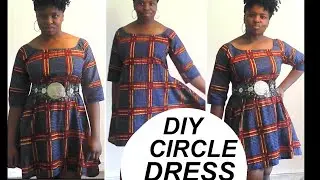DIY ANKARA CIRCLE BLOUSE | DRESS.(VERY EASY SEWING)