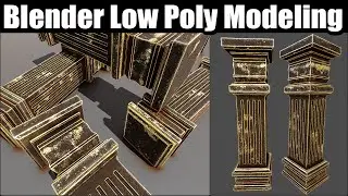 Blender Modeling With Textures | Low Poly Modeling