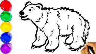 How to Draw a Bear || #भालू #ভালুক