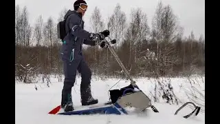 Snow hunter  один из самых  доступных снегоходов