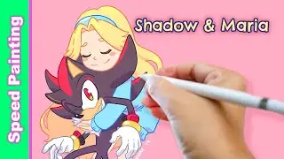 Shadow & Maria [Procreate Speed Painting]