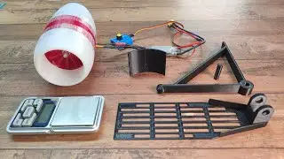 Thrust Performance Test of 3D Printed EDF for RC Airbus A320 @INDIRC1