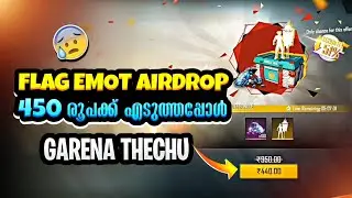 PURCHASING FLAG EMOT AIRDROP IN 450 ₹ 😐💔 || GARENA GIVE ME ?