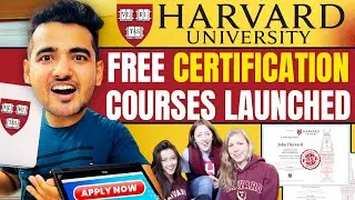 New Harvard University Free Certification Courses | Learn from Harvard Professors | Free Certificate