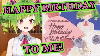 Delu Gets a Cake for Her Birthday