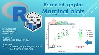 How to plot Informative beautiful plots in R: Marginal plots using ggExtra and aplot packages