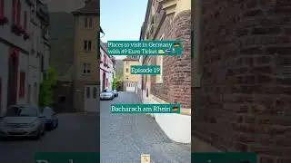 Germany’s most beautiful Town: Bacharach am Rhein 🇩🇪❤️ 