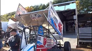 The Pits ◼◾▪ LINCOLN SPEEDWAY ▪◾◼ 410 + 358 Sprint Cars  --- oct. 15, 2022