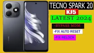 Tecno Kj5 Latest How to remove MDM emporary Tecno spark 20  Fix Admin auto reset no relock 100% done