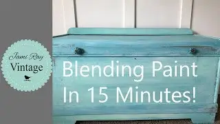 How To Do An Easy Blended Paint Finish In 15 Minutes!