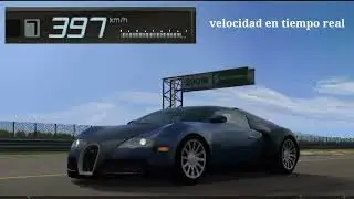 Rompiendo el récord de velocidad!!!! (430 Km/h )(Bugatti Veyron gran turismo PSP)