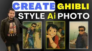 How to Create Ghibli Studio Style AI Pictures | How to Create a Picture in Ghibli Style