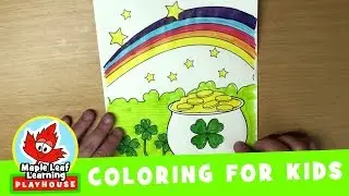St. Patrick's Day Coloring Page | Maple Leaf Learning Playhouse
