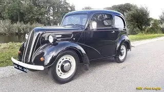1957  Bosplan met de Ford Anglia - Central Park Amsterdam 1957
