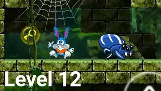 Beeny rabbit 2 Island Level 12 gameplay | Кролик Бинни уровень 12 прохождение игры