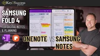 Samsung Z Fold 4 | OneNote vs Samsung Notes for Note-taking & Digital Planning