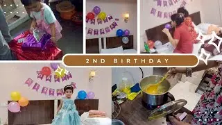 2nd Birthday vlog/মিঠির দ্বিতীয় বছরের জন্মদিন ❤️❤️❤️😘🎈🥳🧿