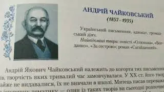 Андрій Чайковський, біографія, 7 клас
