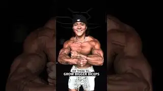 Do these to grow massive biceps // dumbbells only
