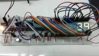 74LS93 / 74LS48 Couter modulos 40(วงจรนับ 00-39)