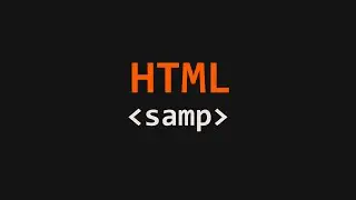 samp Tag HTML