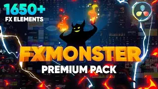 FX MONSTER - Premium Pack for Davinci Resolve
