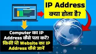 What it is IP address? | How to find IP address of any website? | How to find Computer Address?