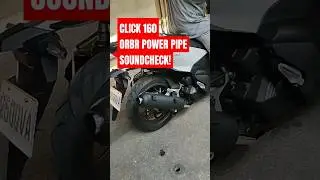 CLICK 160 ORBR POWER PIPE SOUNDCHECK! #click160 #powerpipe #niallatv