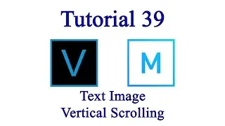 Tutorial 39 - How to scroll an image containing text