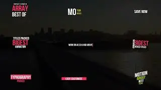 100 Typography Animation - After Effects Templates Download