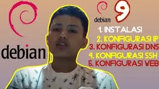 Konfigurasi DEBIAN9 server di virtualbox  - Belajar Server