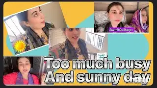 Too much busy day 😎 | sunny day 🌞 |
