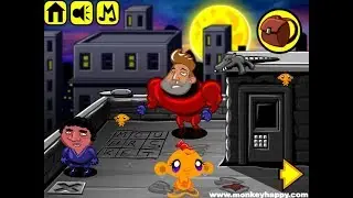 Monkey Go Happy Stage 351 - Superhero Theme Walkthrough [PencilKids]