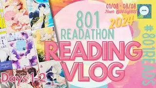 801 READATHON 2024 READING VLOG #801Reads || 1st - 2nd August