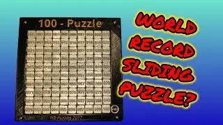 The 100-puzzle - World's largest sliding puzzle? | 100 subscriber special