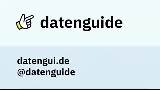 Statistiken für alle! – Datenguide