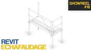 Showreel of a parametric scaffolding for Revit