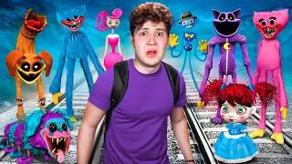 Me ENFRENTO a los PERSONAJES de POPPY PLAYTIME en GTA 5! 👻🔪 (Mods)