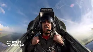 Intern Pete Passes Out On 'Top Gun: Maverick' Fighter Jet!